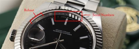 carrure rolex without serial number|rolex rehaut serial numbers.